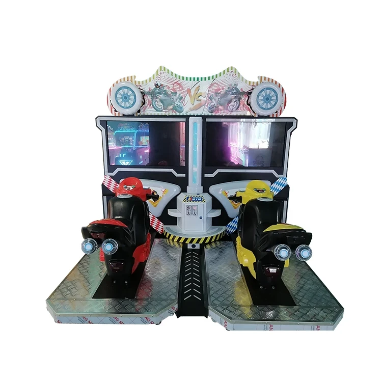 Two Player Racing Car Simulator — overall equipment view