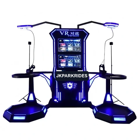 Two Player VR Shooting Platform — overall equipment view