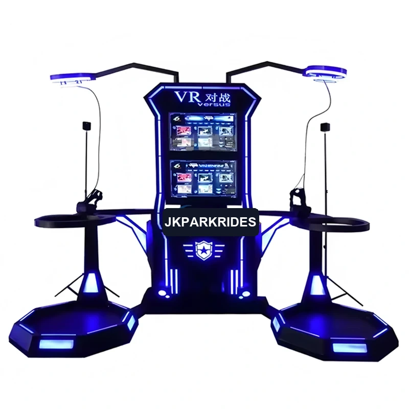 Two Player VR Shooting Platform — overall equipment view