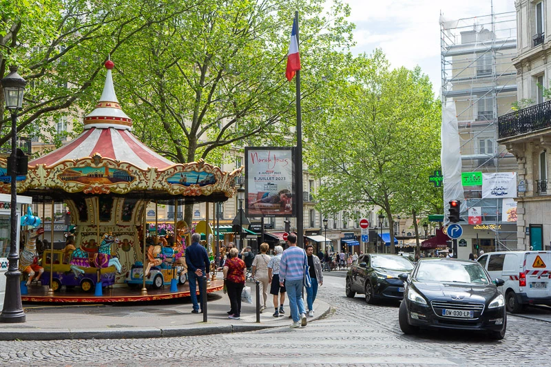 20-seat carousel on a city street by JKPARKRIDES