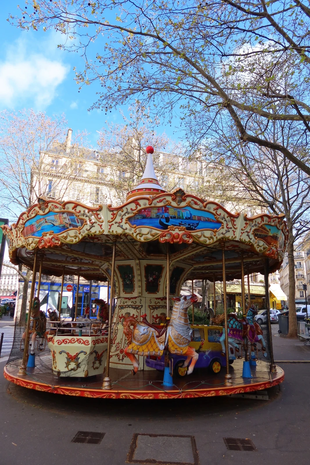 20-seat carousel at a seasonal village by JKPARKRIDES