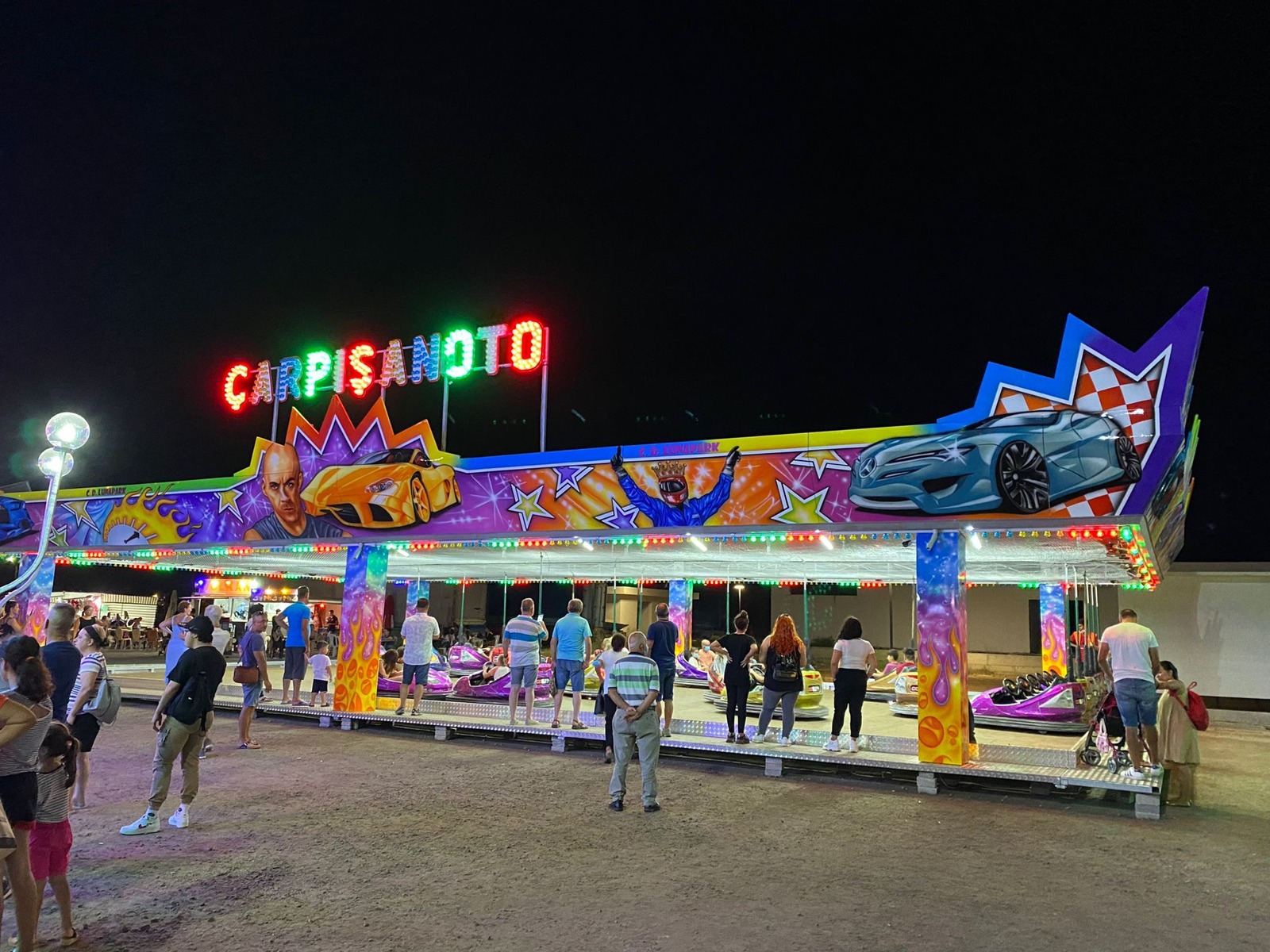 Bumper Cars — overall equipment view