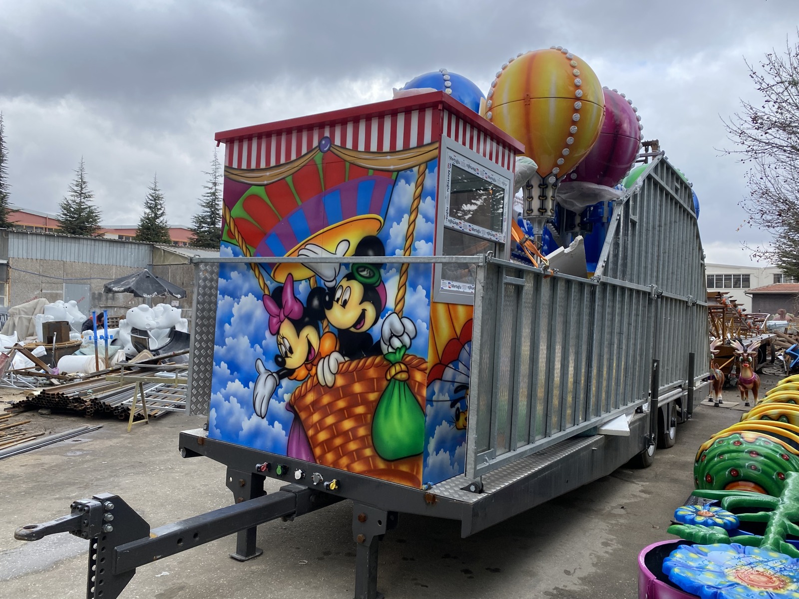 Samba Balloon On Trailer — ride folded or packed for transport