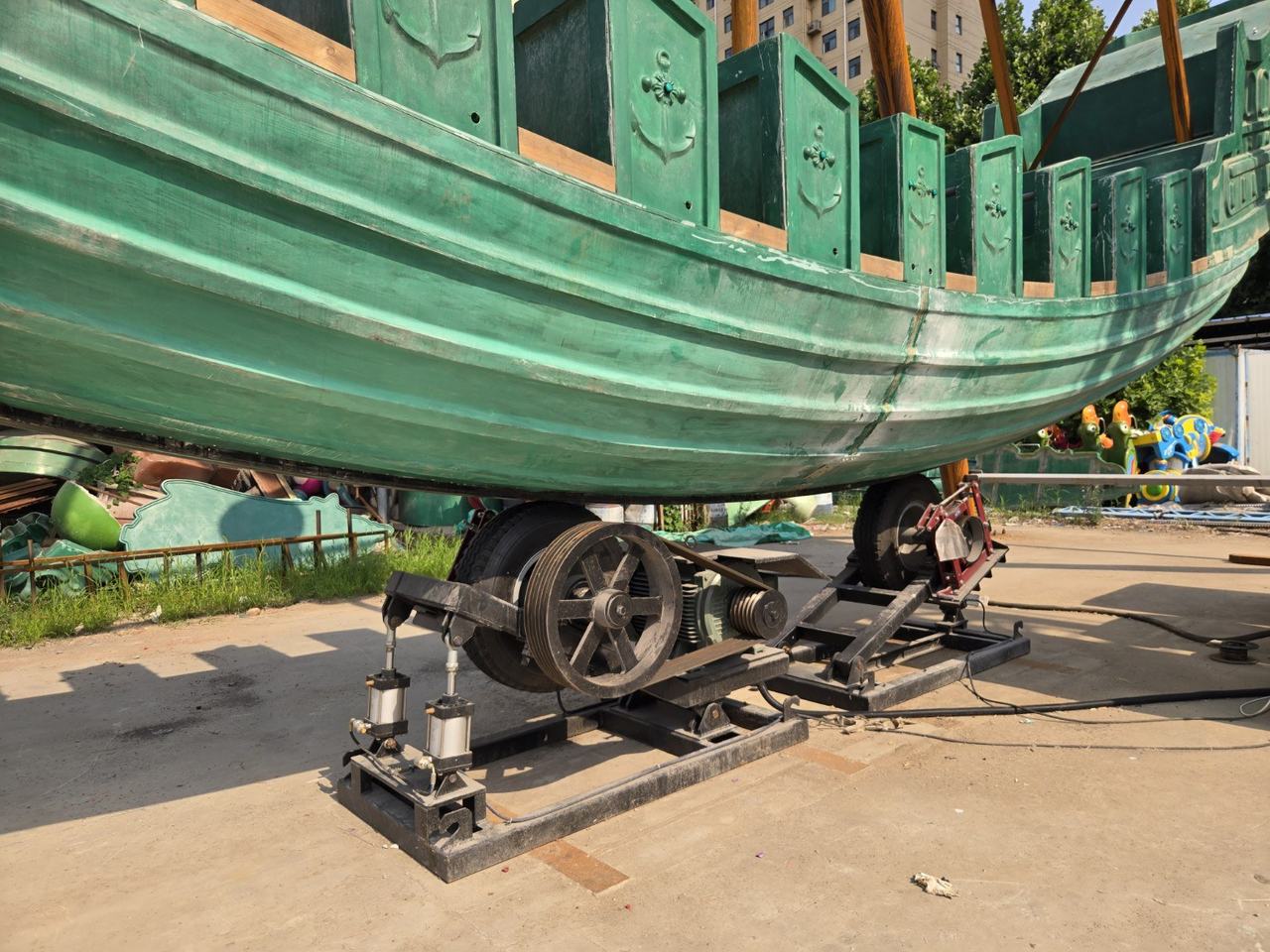 Pirate Ship — outdoor pirate ship testing