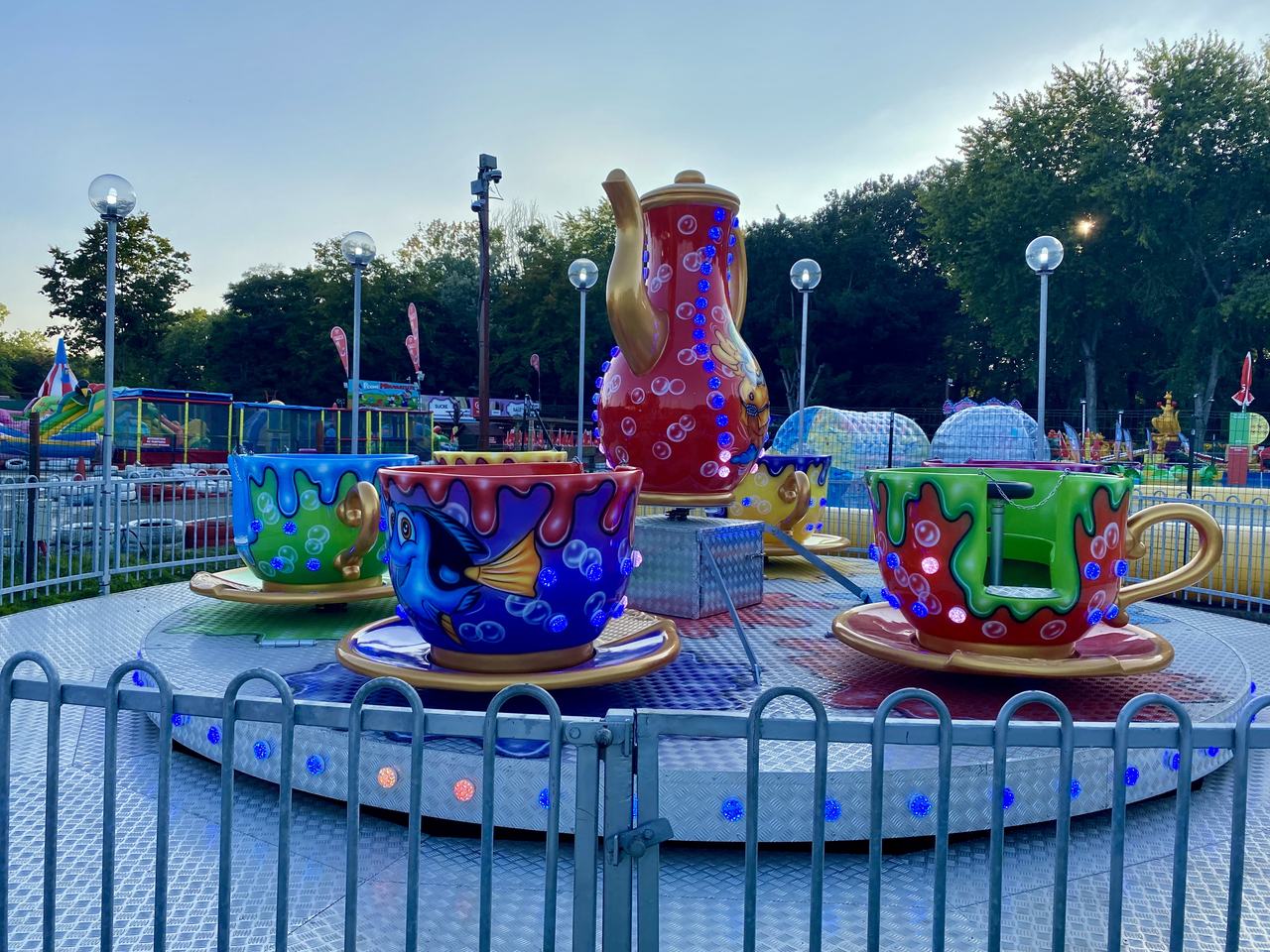 Tea Cup Ride — outdoor tea cup ride custom