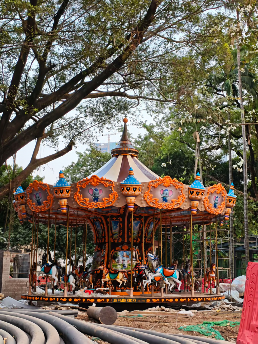 34-Seat Carousel — side view