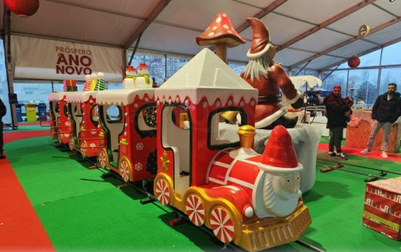 Christmas Trackless Train product image