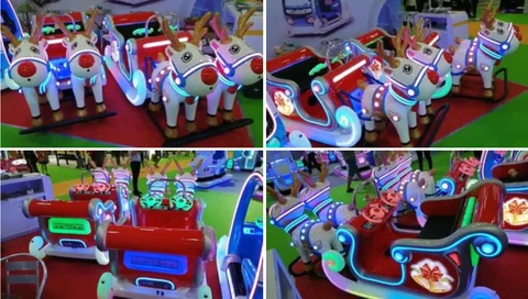 Christmas Deer Carousel by JKPARKRIDES
