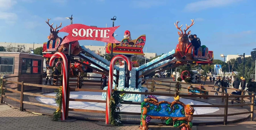 Flying Santa — 32 Riders by JKPARKRIDES