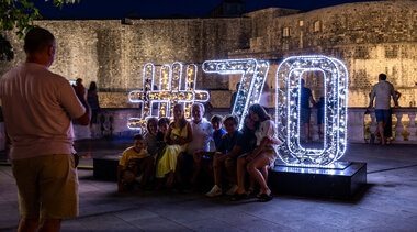 JKPARKRIDES Light Sculptures lighting - installation application photograph